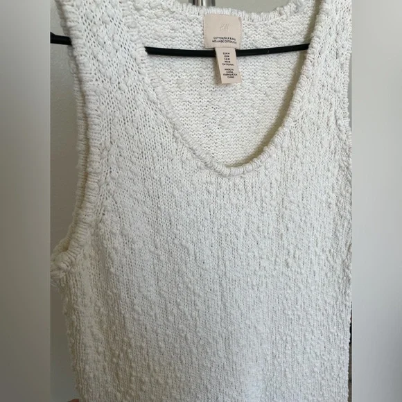 H&M Premium Collection Silk Blend Knitted Sleeveless Maxi Dress Medium - Picture 5 of 7